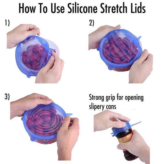 Silicone Stretch Lids Reusable